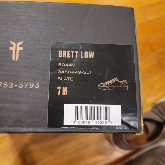 Frye Brett Low Slate Oxford Dress Shoes - Picture 8 of 9